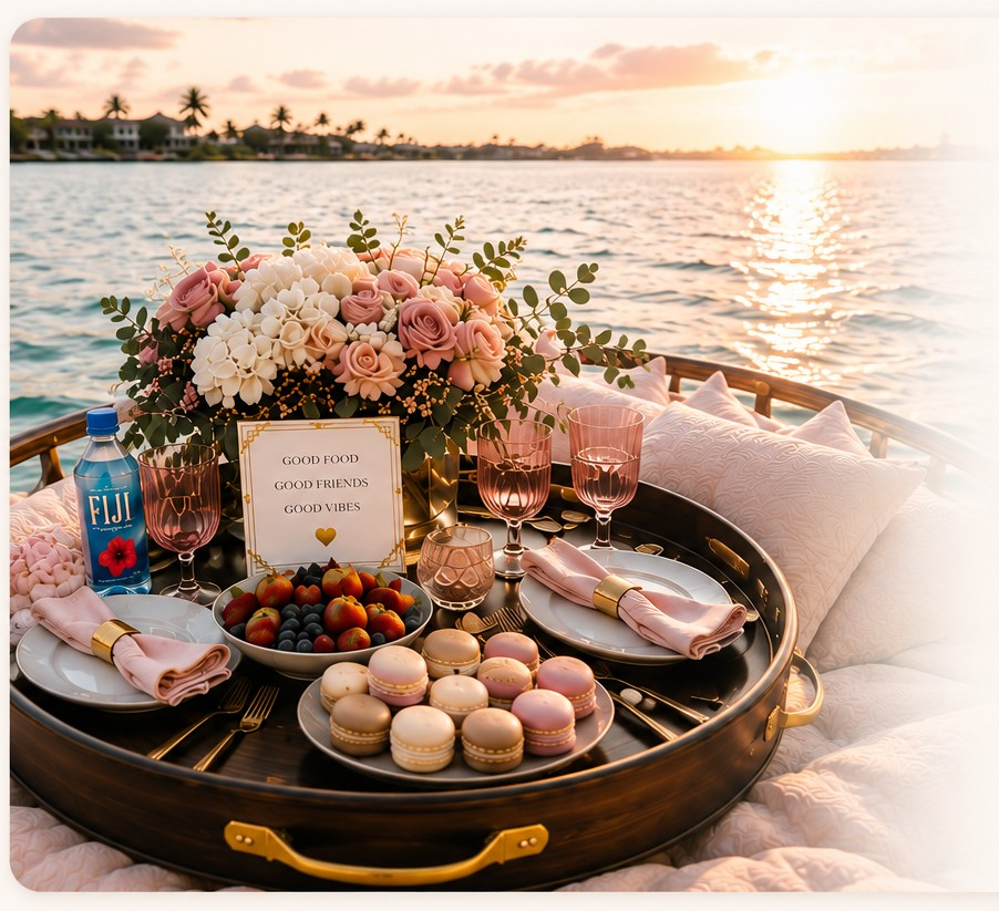 Floating brunch experience